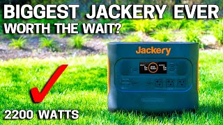 BIG Jackery 2200 Watts! Explorer Pro 2000 Battery Generator & Power Station