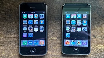 iPhone 3G vs  iPod touch 2nd Generation (iPhoneOS 2) Speed Test