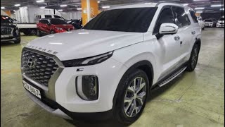 Осмотр 2 Hyundai Polisade 2.2 дизель 4wd в Южной Корее