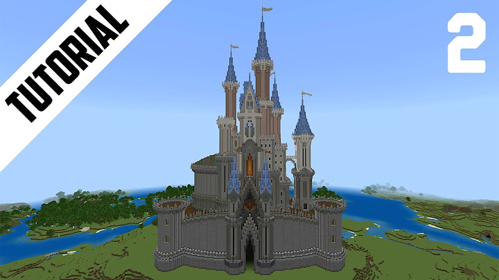 Minecraft: How to Build a Disney Castle Scarland (Step By Step) Part 2