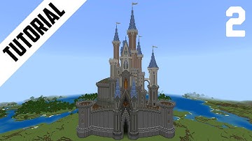 Minecraft: How to Build a Disney Castle Scarland (Step By Step) Part 2