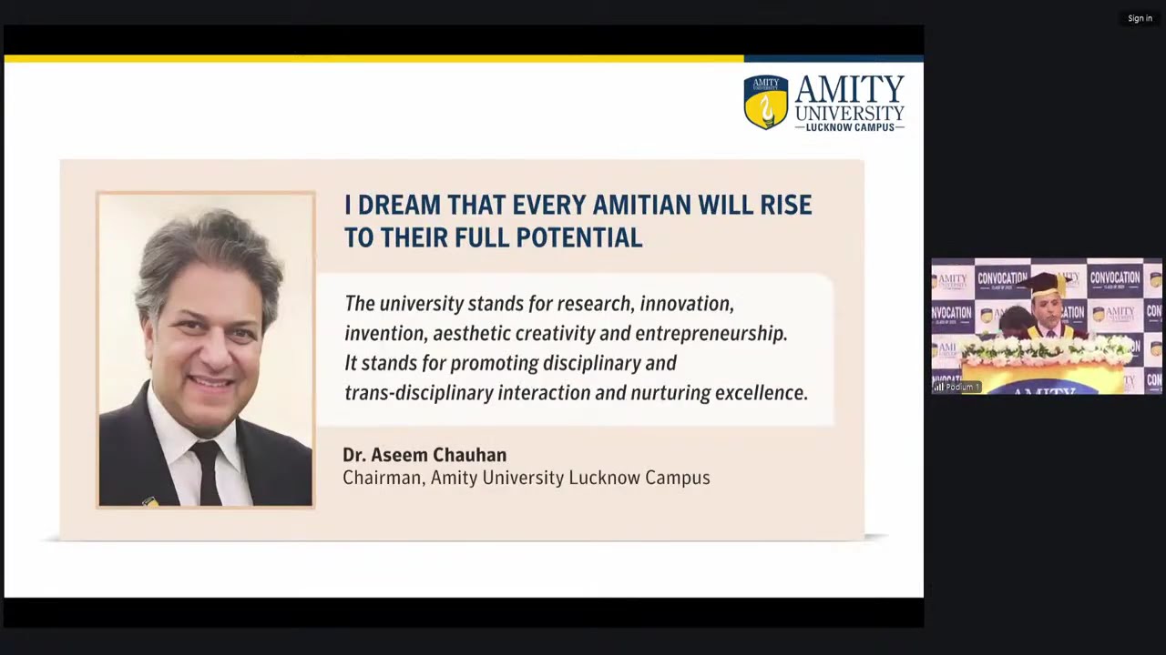 Convocation || Amity University Lucknow || 9th December 2025