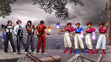 KOF MUGEN | Kyo Kusanagi Team VS Chris Team