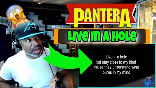 Pantera   Live In A Hole + Lyrics - Producer Reaction