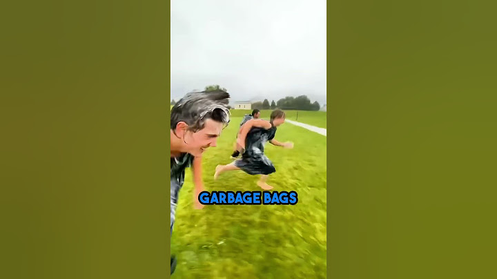 Hill slide wearing GARBAGE BAGS 🤣 #shorts