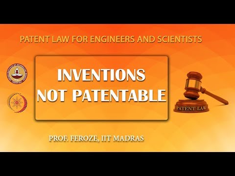 Inventions not Patentable