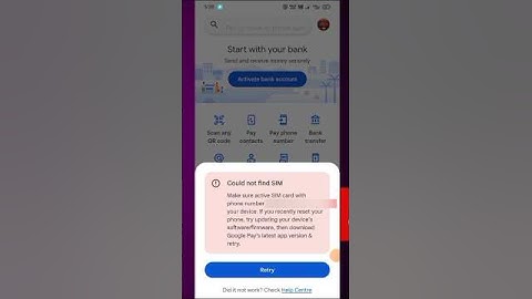 Could Not Find Sim Google pay #yorktechd2l #googlepay #tech