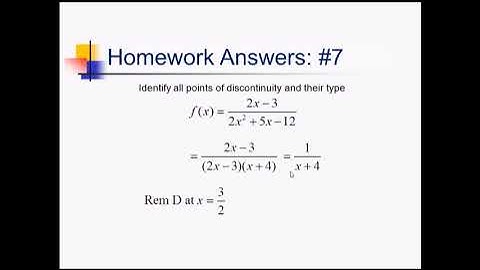 Continuity: Problem Set #1