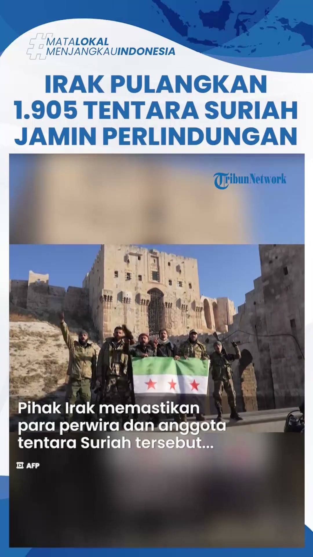 Kabur saat Rezim Assad Digulingkan, 1.905 Tentara Suriah Dipulangkan Irak, Jamin Perlindungan