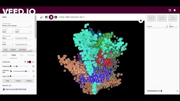 MNIST Cluster change from PCA to t-SNE dimensions
