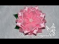 Мастер класс по изготовлению объемного цветка канзаши из ленты 2,5 см. / DIY