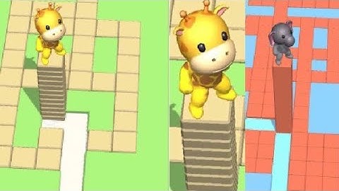 Stacky Dash - All Levels Gameplay Android, IOS (Level - 208)#shorts