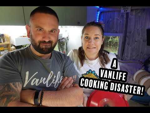 Vanlife Cooking Disaster in the Forest | Vanlife Eats Campervan Recipies