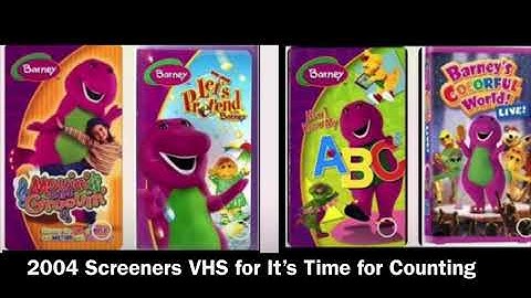 2004 Screeners VHS for Number 14 - Good Job! Credits - For It’s Time for Counting (Screener)