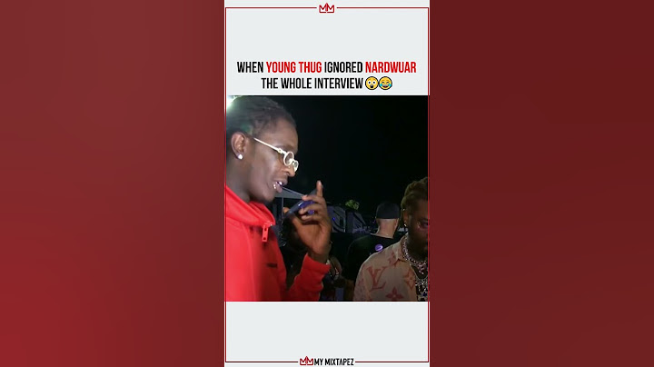 When Young Thug ignored Nardwuar the whole interview 😲😂