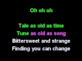 Beauty and the beast karaoke - Celine Dion & Peabo Bryson