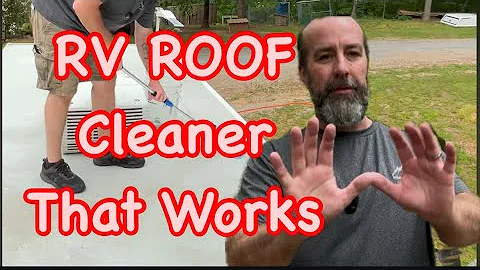 RV ROOF Cleaning,, This Cleaner makes it VERY EASY