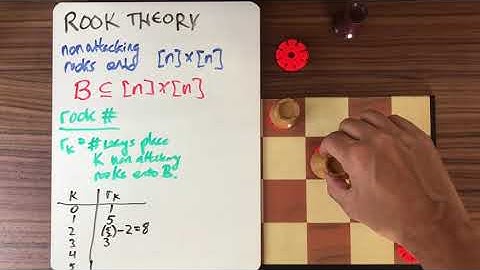 Math 532 - 10.1: Rook Theory