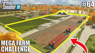 Building a NEW 2500 PIGS FARM | MEGA FARM Ep.64 | Farming Simulator 22