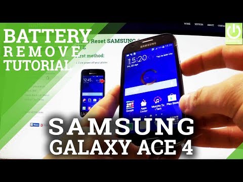 SAMSUNG Galaxy Ace 4 LTE - BATTERY REMOVAL / SOFT RESET