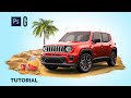 Photoshop Tutorial | Anuncio Publicitario de Jeep | How to Create a Jeep Ad