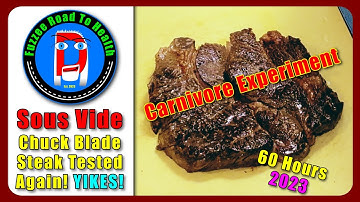 Sous Vide Chuck blade steak experiment