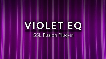 SSL Fusion Violet EQ Plug-in