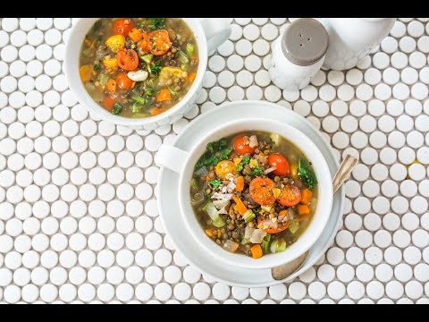 Easy Vegan Lentil Soup (Slow Cooker)