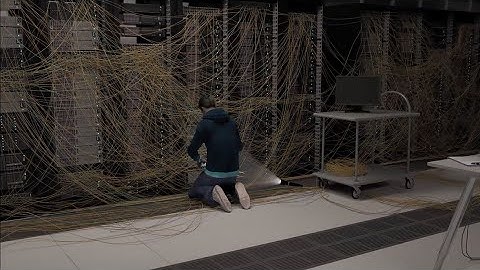 HUBER+SUHNER Polatis network test lab animation