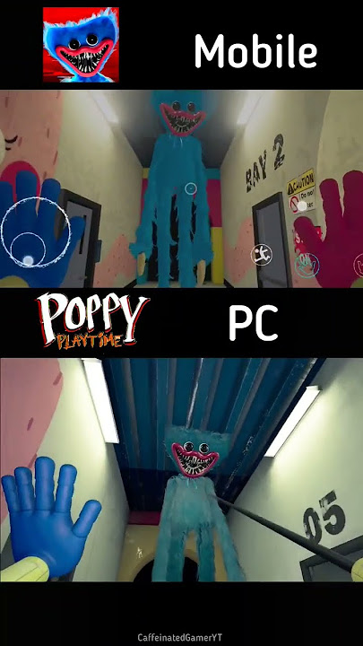 Poppy Playtime mobile vs PC jumpscare #shorts
