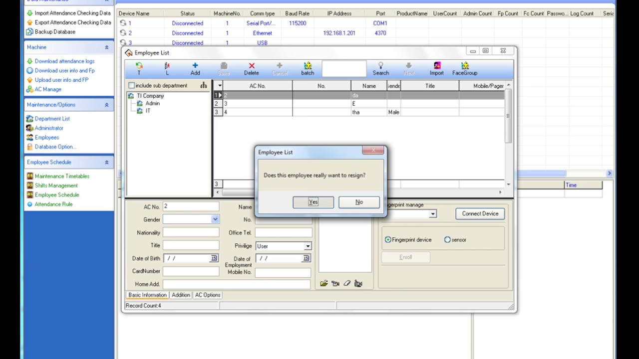 2 how to add and edit employees on zktime youtube