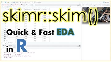 #R | skimr::skim() for quick EDA | #Rstudio #Rpackage #tidyverse #EDA #DataAnalysis