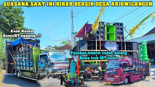 DAFTAR HADIR SOUND SYSTEM KIRAB BERSIH DESA ARJOWILANGUN DAN SUASANA SAAT INI MENJELANG START