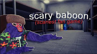 I Played Gorilla Tags SCARIEST Fan Game...(Scary Baboon)