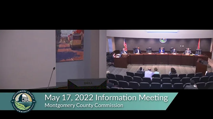 May 17, 2022 Montgomery County Commission Meeting