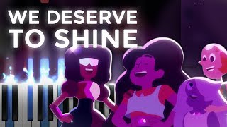 Steven Universe | We Deserve to Shine · LyricWulf Piano Tutorial on Synthesia