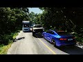 Realistic car crashes and overtakes 04  beamng drive