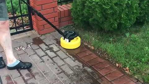 Patio cleaner mycie kostki szczotka obrotowa