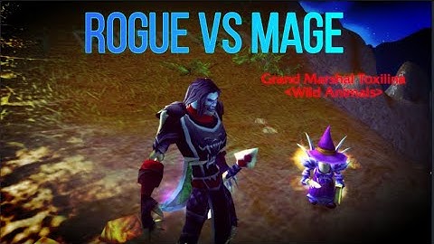 WoW Classic - Rogue VS R14 Mage ( Featuring Toxilina ) - Re-upload.