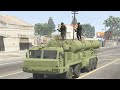Many Fighter Jets and Fast Helicopters Airstrike on  Army Weapons Convoy -GTA5