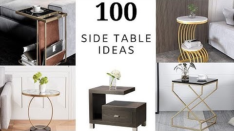 100 Side Table Ideas for your Modern Living rooms | Modern Tables for Bedroom decorations