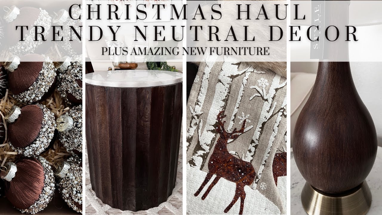 STUNNING CHRISTMAS HOME DECOR HAUL / CHRISTMAS DECOR TRENDS / NITA'S ...