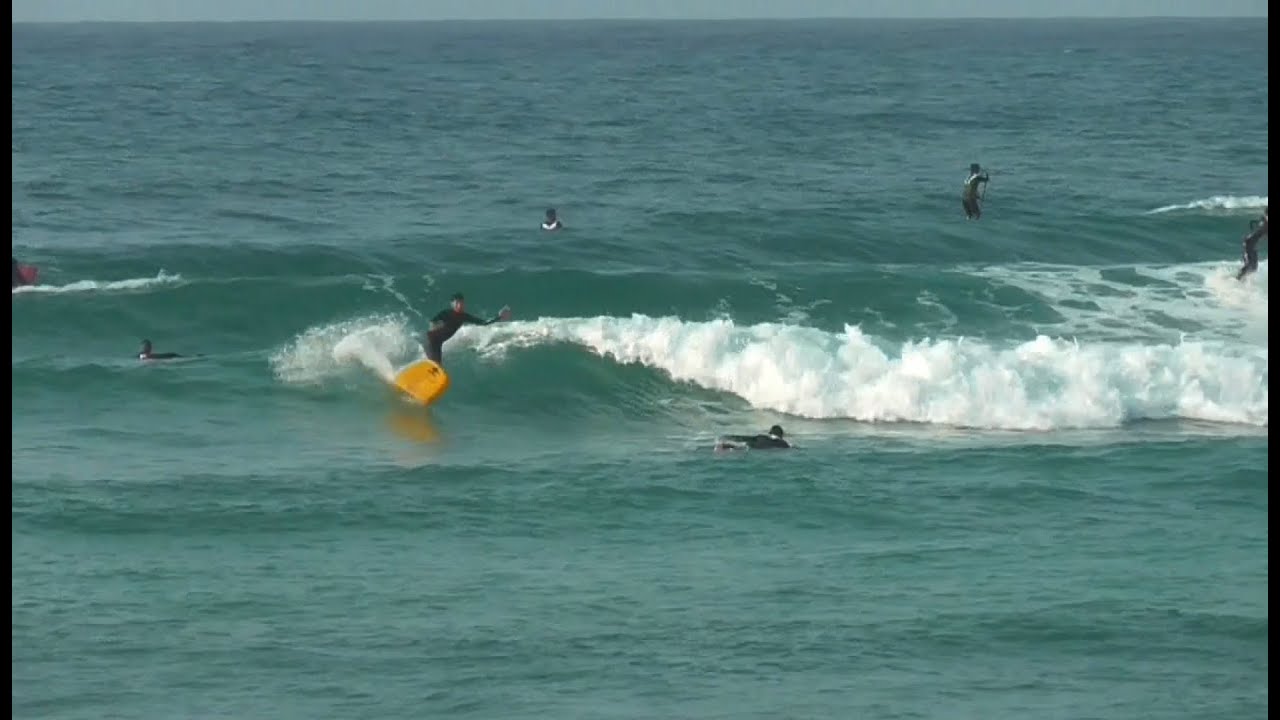 2020.03.21 Surfing in Kyoto 【 40】 NAKATA pro Singlefin Longboard YouTube