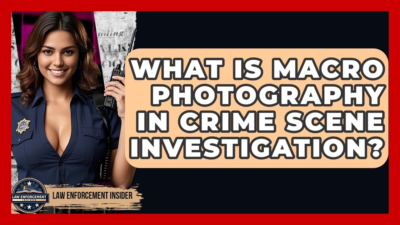 What Is Macro Photography In Crime Scene Investigation? - Law Enforcement Insider