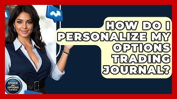 How Do I Personalize My Options Trading Journal? - Stock and Options Playbook