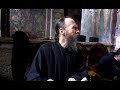 Blind Orthodox Christian monk chanting