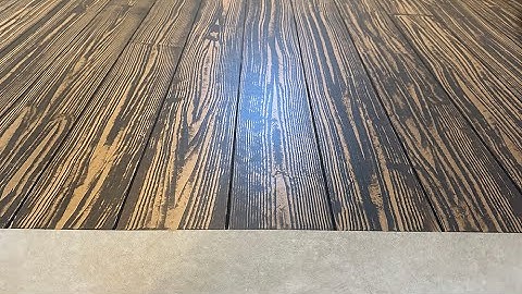 Painting a Faux Wood Floor on Concrete
