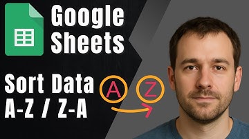 Google Sheets: Sort Data in Ascending/Descending Order Using Tables (2025 Tutorial)
