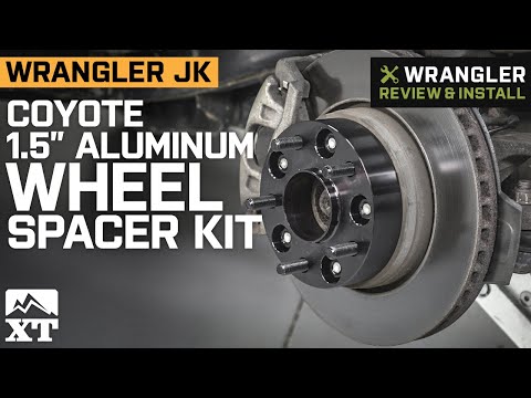 Jeep Wrangler JK Coyote 1.5 in. Aluminum Wheel Spacer Kit Review & Install