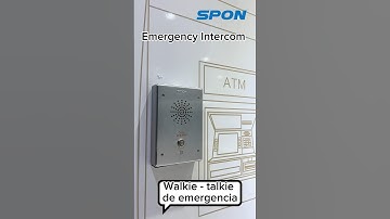 #emergency intercom system#emergency call box#bank security#emergency communication.www.sponcomm.com